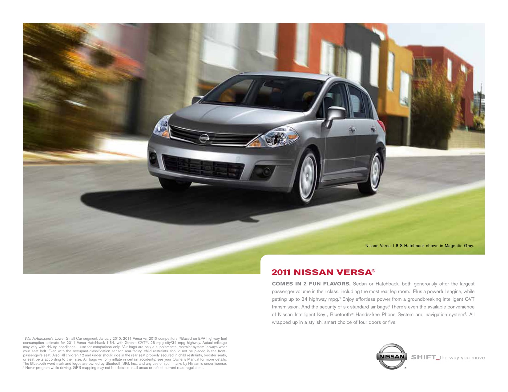 2011 Nissan Versa Brochure